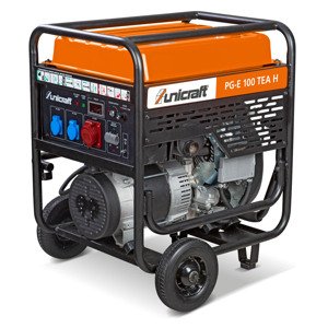 Unicraft® Benzínová elektrocentrála 11000 W, 3 zásuvky (2x 230 V, 1x 400 V) Unicraft PG-E 100 TEA H
