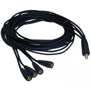 Rozdělovací kabely, 2-4 vývodový, průměr 10 mm, různá délka - Dawell Délka: 3, Varianta: 4 vývodový