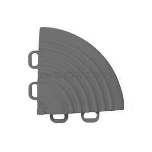 Plastový rohový nájezd k mod. dlaždicím, 6,5 x 6,5 x 1,8 cm, různé barvy - Procarosa Barva: černá