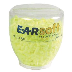 Špunty do uší - chránič sluchu, 500 ks, v zásobníku - 3M