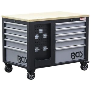 BGS 4199 Dílenský vozík BGS Technic, 2×5 zásuvek, 1 skříňka, 1150x866 mm prázdný