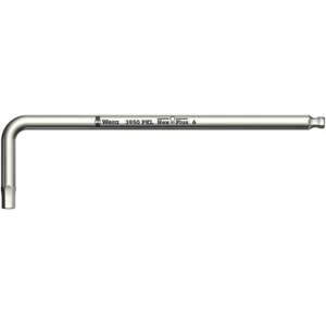 Wera 022700 Zástrčný klíč šestihranný (inbus) 1,5 mm 3950 PKL, nerezová ocel
