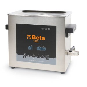 Ultrazvuková čistička, 13 l, 300 W, 230 V, výpustný ventil - Beta Tools