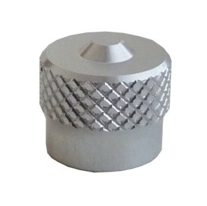 Ventilová čepička hliníková V9.04.3S, stříbrná - Ferdus 111.86