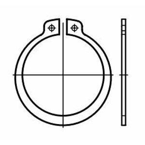 MDtools Pojistné kroužky na hřídele - vnější segrovky DIN 471, různé rozměry Pro hřídel průměru: 7
