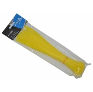 Stahovací pásky 5 x 250 mm, 50 kusů, různé barvy - ASTA Barva: žlutá