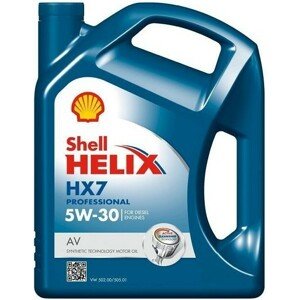 Motorový olej Shell Helix HX7 Professional AV 5W-30 5L