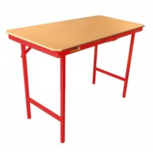 Dílenský pracovní stůl, přenosný, dřevěná deska, 1205 x 600 x 835 mm