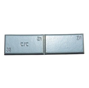 Ferdus Závaží samolepící zinkové ZNC, šedý lak, různé hmotnosti Varianta: ZNC 35 g. šedý lak. 1 ks