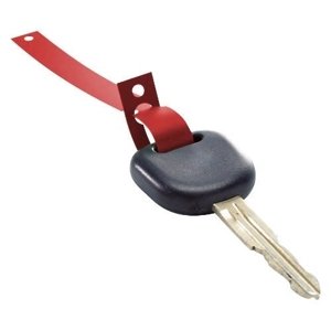 EICHNER Klíčenky - visačky na klíče s poutkem plastové, balení 1000 ks, červené