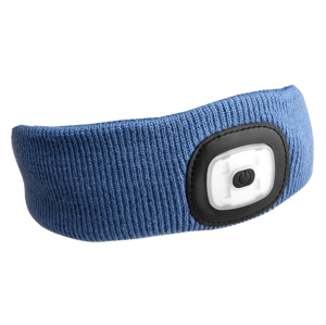 Čelenky s čelovkou 180 lm, nabíjecí USB, univerzální velikosti, různé barvy - SIXTOL Barva: modrá