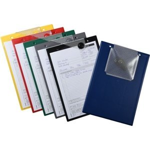 Desky na dokumenty A4 s magnetickým uzávěrem, různé barvy - Magnetic