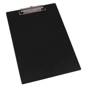 EICHNER Podložky A4 na dokumenty, s klipem a háčkem, různé barvy Barva: černá