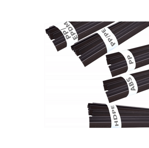 Svářecí plastové dráty ABS, PP, HDPE, PP/EPDM, PP/PE, 8 mm, 45 cm, černé, 0,5 kg
