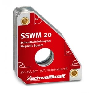 Schweißkraft® Permanentní svařovací úhlový magnet SSWM 20