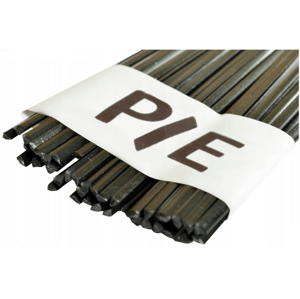 Svářecí plastové dráty PE, trojúhelníkové, 4 mm, 45 cm, černé, 50 g