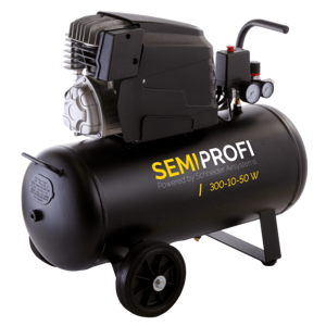 Vzduchový kompresor 50 l 230 V, jednoválcový - Schneider SEMI PROFI 300-10-50W