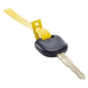 EICHNER Klíčenky - visačky na klíče s poutkem plastové, balení 1000 ks, žluté