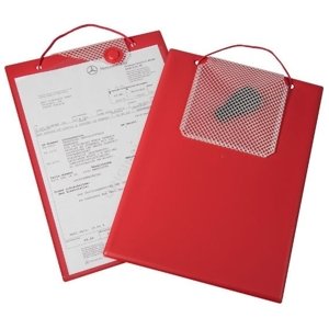 EICHNER Desky na dokumenty A4 s magnetickým uzávěrem, různé barvy - Magnetic Barva: červená