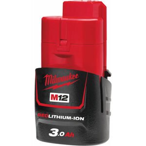Baterie - akumulátor 12V 3,0 Ah Li-Ion, pro aku nářadí - Milwaukee M12 B3