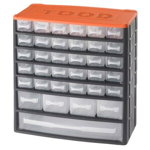 TOOD Box na nářadí 35 zásuvek, 330x170x350 mm, plast