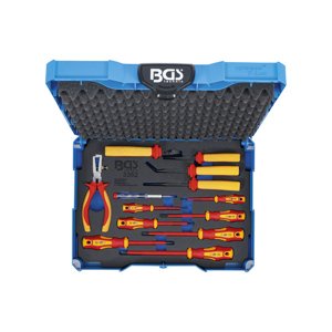 BGS technic Elektrikářské nářadí VDE, izolace 1000 V, sada 13 dílů v kufru Systainer - BGS 3355
