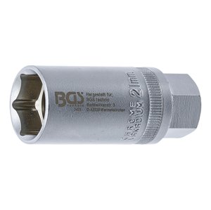 BGS technic Hlavice nástrčná pro zapalovací svíčky 1/2" x 21mm 6-hran