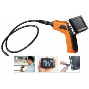 Inspekční endoskop s kamerou, monitorem a záznamem