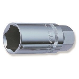 Hlavice na zapalovací svíčky, 1/2", 21mm, 6-hranná s magnetem - JONNESWAY S17M4121